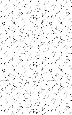 Rolgordijn voor het raam Sterrenbeelden