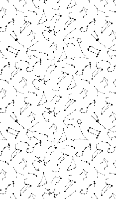 Rolgordijn voor het raam Sterrenbeelden