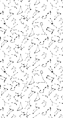 Rolgordijn voor het raam Sterrenbeelden