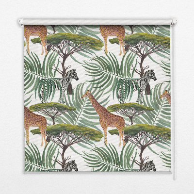 Rolgordijn verduisterend Dieren en bomen
