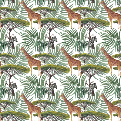 Rolgordijn verduisterend Dieren en bomen