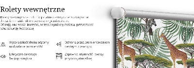 Rolgordijn verduisterend Dieren en bomen