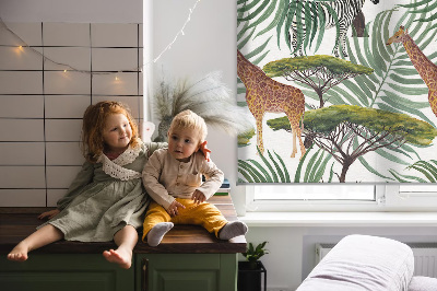 Rolgordijn verduisterend Dieren en bomen