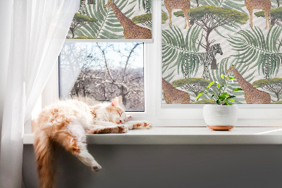 Rolgordijn verduisterend Dieren en bomen