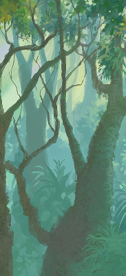 Rolgordijn verduisterend Bomen