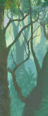 Rolgordijn verduisterend Bomen