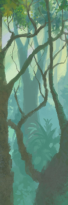 Rolgordijn verduisterend Bomen