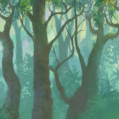 Rolgordijn verduisterend Bomen