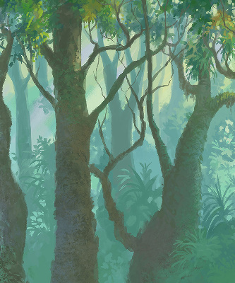 Rolgordijn verduisterend Bomen