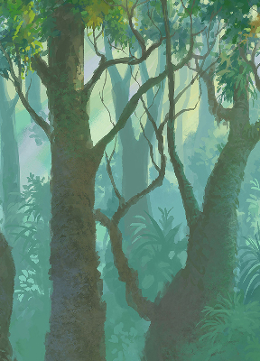 Rolgordijn verduisterend Bomen