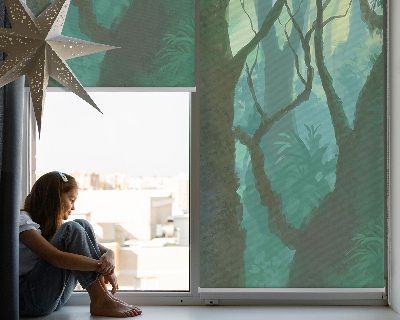 Rolgordijn verduisterend Bomen