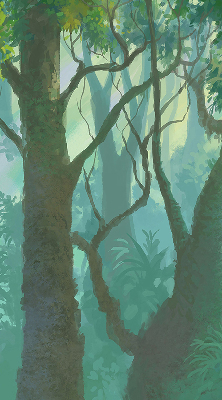 Rolgordijn verduisterend Bomen