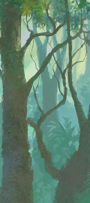 Rolgordijn verduisterend Bomen