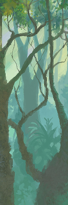 Rolgordijn verduisterend Bomen