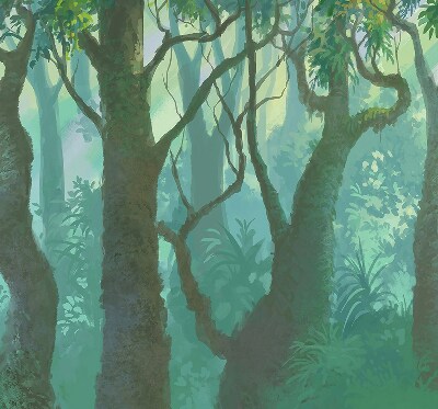 Rolgordijn verduisterend Bomen