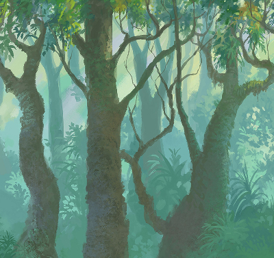 Rolgordijn verduisterend Bomen