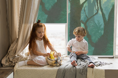 Rolgordijn verduisterend Bomen