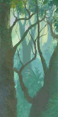 Rolgordijn verduisterend Bomen