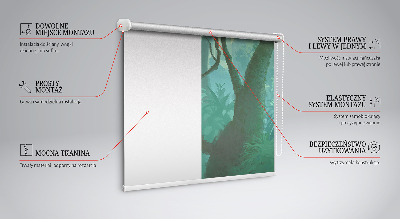 Rolgordijn verduisterend Bomen