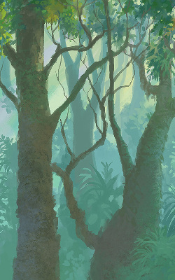 Rolgordijn verduisterend Bomen