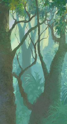 Rolgordijn verduisterend Bomen