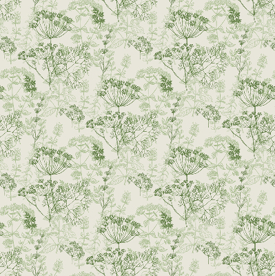 Rolgordijn voor het raam Groene planten