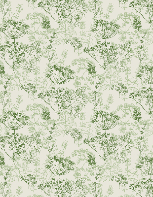 Rolgordijn voor het raam Groene planten