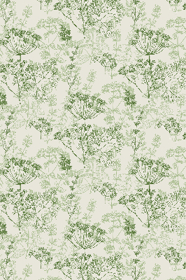 Rolgordijn voor het raam Groene planten