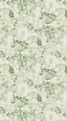 Rolgordijn voor het raam Groene planten