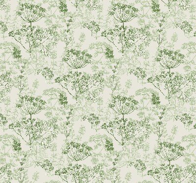 Rolgordijn voor het raam Groene planten