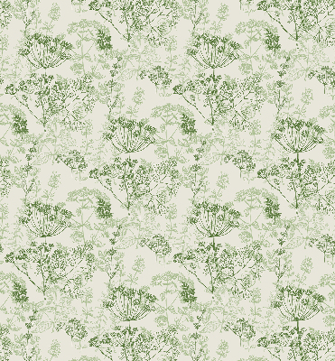 Rolgordijn voor het raam Groene planten