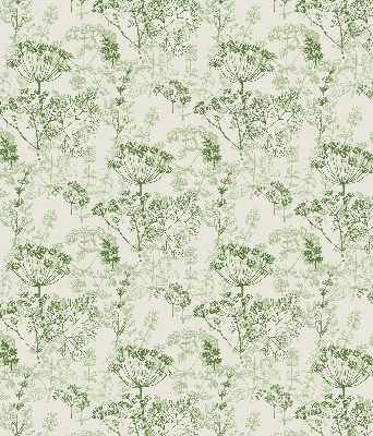 Rolgordijn voor het raam Groene planten