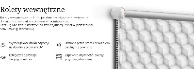 Rolgordijn verduisterend 3D-kubussen