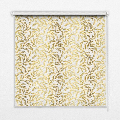 Rolgordijn voor het raam Gouden takken