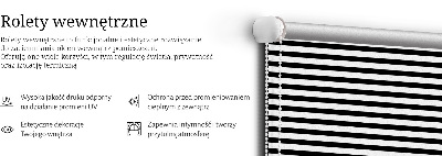 Rolgordijn verduisterend Zwarte strepen