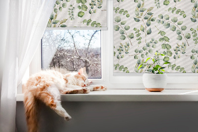 Rolgordijn verduisterend Groene twijgen