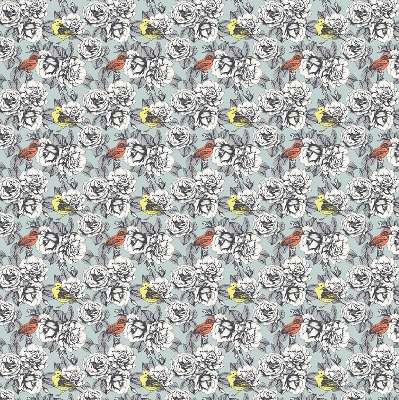 Rolgordijn voor het raam Bloemen