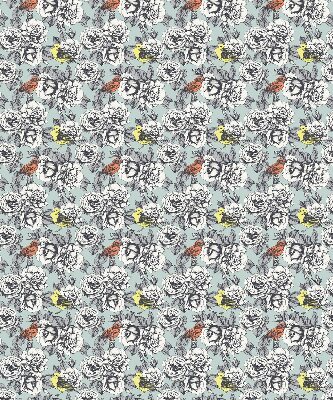 Rolgordijn voor het raam Bloemen