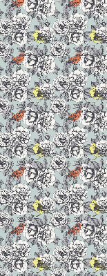 Rolgordijn voor het raam Bloemen