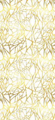 Rolgordijn voor het raam Geel patroon