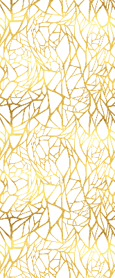 Rolgordijn voor het raam Geel patroon