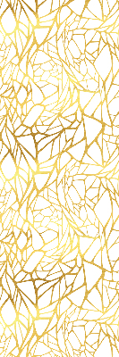 Rolgordijn voor het raam Geel patroon