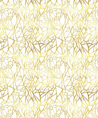 Rolgordijn voor het raam Geel patroon