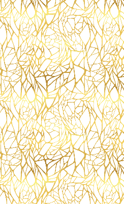 Rolgordijn voor het raam Geel patroon