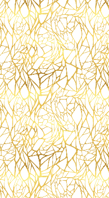 Rolgordijn voor het raam Geel patroon