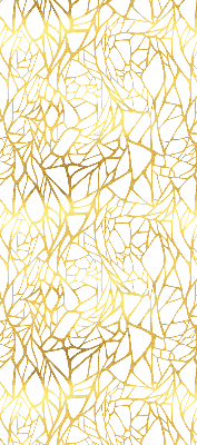 Rolgordijn voor het raam Geel patroon