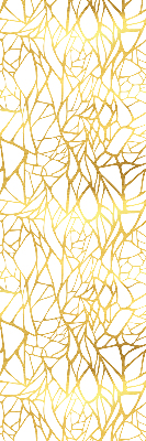 Rolgordijn voor het raam Geel patroon