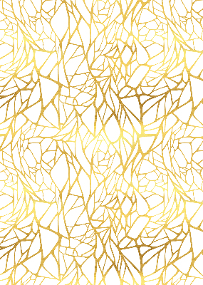 Rolgordijn voor het raam Geel patroon