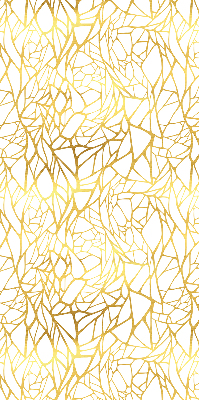 Rolgordijn voor het raam Geel patroon