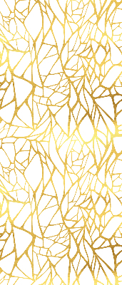 Rolgordijn voor het raam Geel patroon